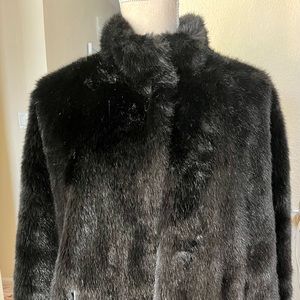 Anthropologie faux fur cape. Tags still on.